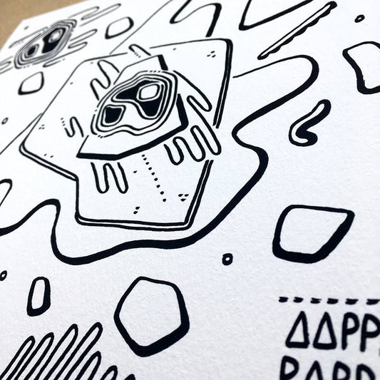 'Yin Yang in Space' Archival Print