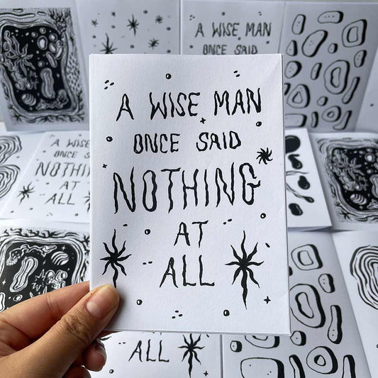 'A Wise Man' Zine