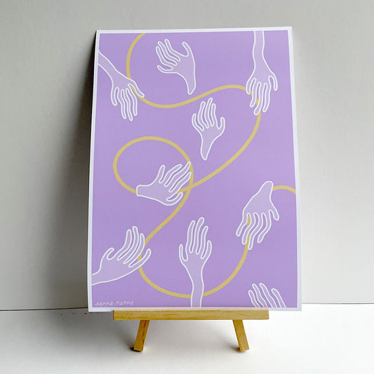 'Don't Touch Me' A4 Print