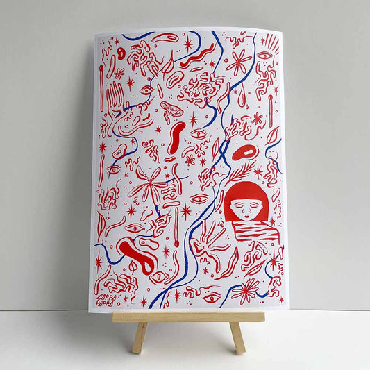 'Eyes On You' A4 Print