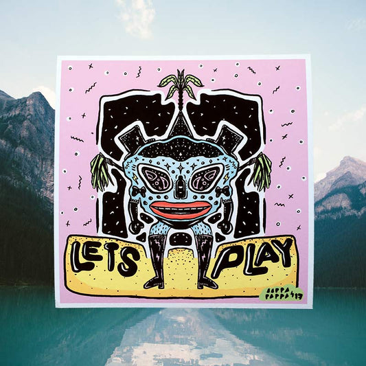 'Let's Play' Archival Print