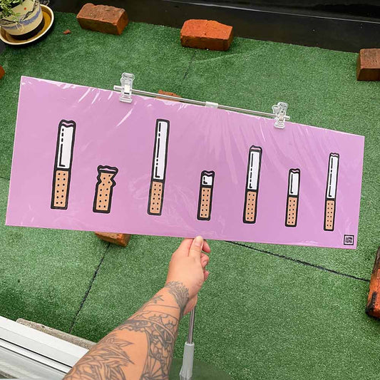 'Ok Ciggies' Print