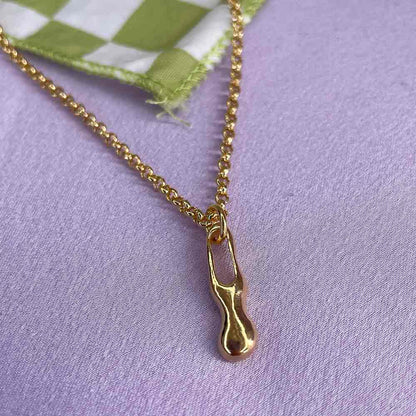 Small Blobby Drop Necklace