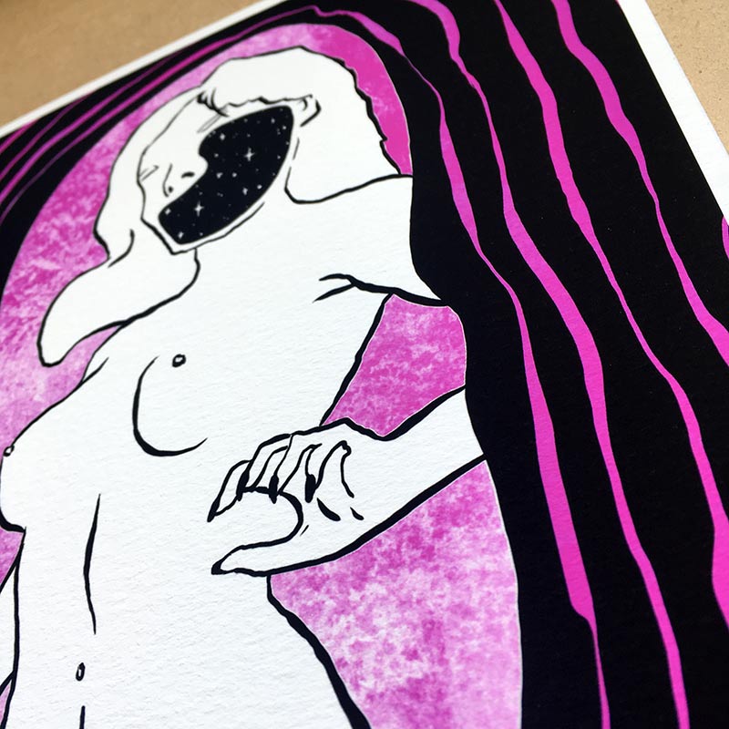 'Space Babe' Archival Print