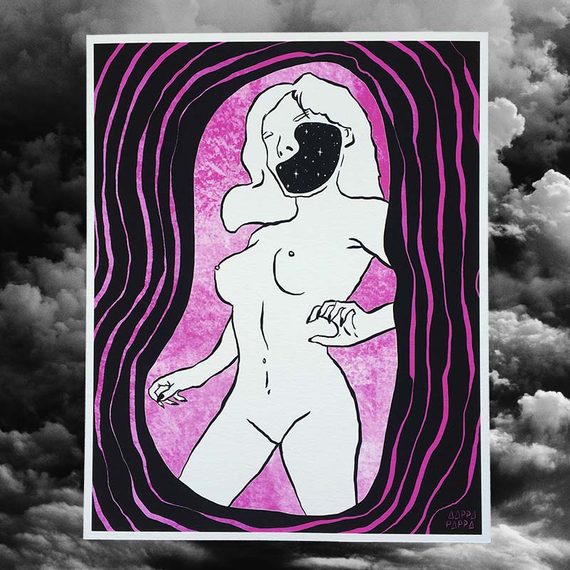'Space Babe' Archival Print