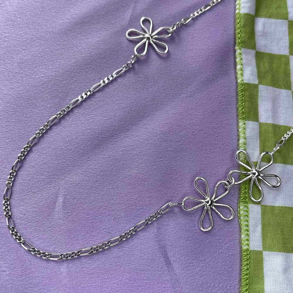 Triple Flower Power Necklace