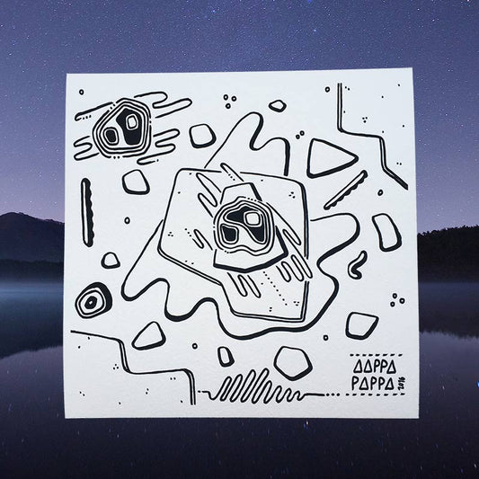 'Yin Yang in Space' Archival Print